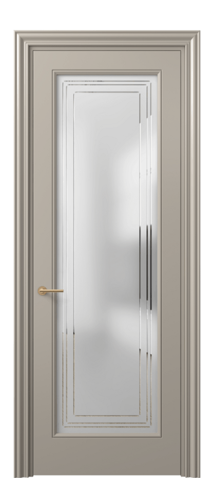 Дверь межкомнатная Mascot 8400 Матовый бисквитный Сатинированное стекло с гравировкой "Грани", триплекс Фигурный наличник МБСК Цена 411830 ₸ Наличники уже входят в базовый комплект. Фабрика дверей Волховец 8 (800) 551 43 19 Межкомнатная дверь Mascot 8400 Матовый бисквитный Сатинированное стекло с гравировкой "Грани", триплекс Цена 411830 ₸ | Volhovec