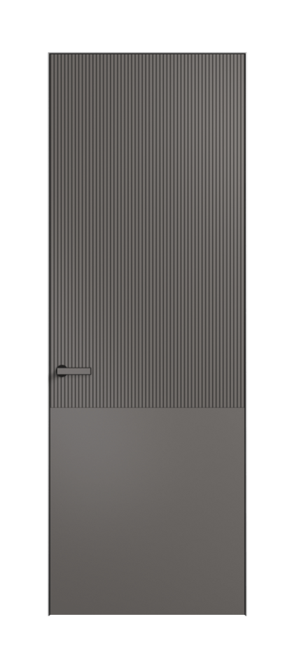 Дверь межкомнатная Velvet 8205 Матовый классический серый. Скрытый короб Черный Цена 374600 . Фабрика дверей Волховец 8 (800) 551 43 19 Межкомнатная дверь Velvet 8205 Матовый классический серый. Цена 374600 | Volhovec