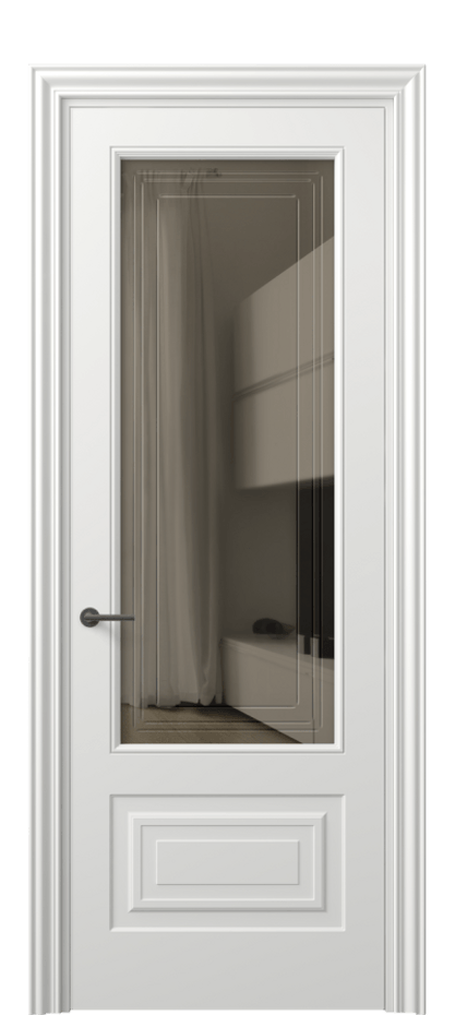 Дверь межкомнатная Mascot 8442 Матовый светло-серый Прозрачное бронзовое стекло с гравировкой "Грани", триплекс Фигурный наличник МССР Цена 411830 ₸ Наличники уже входят в базовый комплект. Фабрика дверей Волховец 8 (800) 551 43 19 Межкомнатная дверь Mascot 8442 Матовый светло-серый Прозрачное бронзовое стекло с гравировкой "Грани", триплекс Цена 411830 ₸ | Volhovec