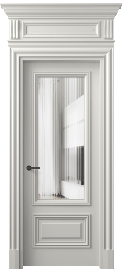 Дверь межкомнатная Антик 7306 Матовый серый Рифлёное стекло "Дюна", триплекс КЭП + Объёмный фриз + Карниз МСР Цена 1257296 ₸ Наличники уже входят в базовый комплект. Фабрика дверей Волховец 8 (800) 551 43 19 Межкомнатная дверь Антик 7306 Матовый серый Рифлёное стекло "Дюна", триплекс Цена 1257296 ₸ | Volhovec