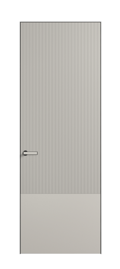 Дверь межкомнатная Velvet 8203 Матовый облачно-серый. Скрытый короб Черный Цена 374600 . Фабрика дверей Волховец 8 (800) 551 43 19 Межкомнатная дверь Velvet 8203 Матовый облачно-серый. Цена 374600 | Volhovec