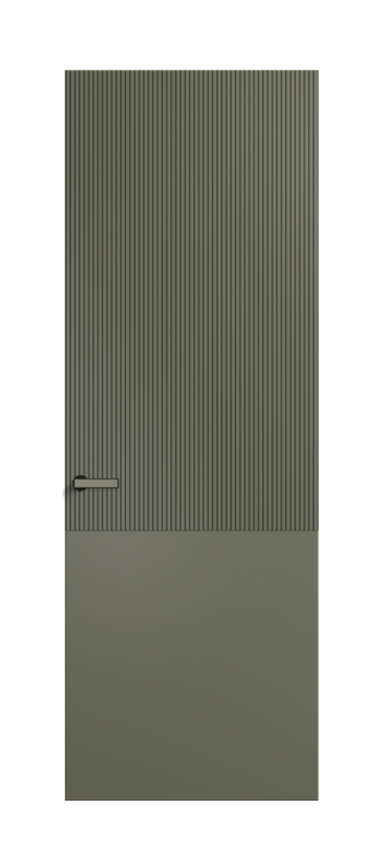 Дверь межкомнатная Velvet АКП 8205 Матовый оливковый тёмный. Скрытый короб Черный Цена 408900 . Фабрика дверей Волховец 8 (800) 551 43 19 Межкомнатная дверь Velvet АКП 8205 Матовый оливковый тёмный. Цена 408900 | Volhovec