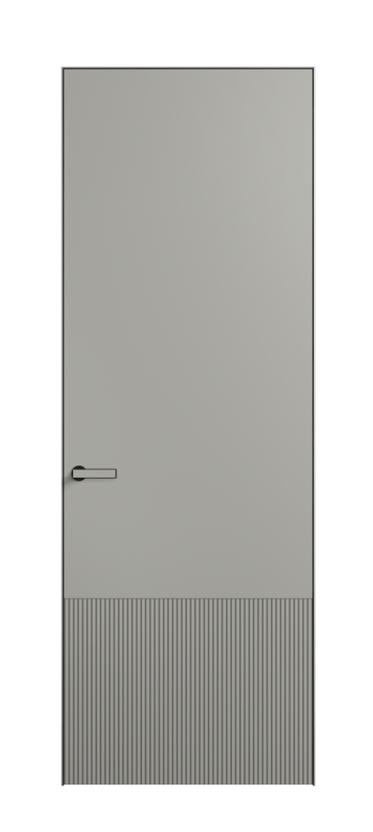 Дверь межкомнатная Velvet АКП 8202 Матовый нейтральный серый. Скрытый короб Черный Цена 408900 . Фабрика дверей Волховец 8 (800) 551 43 19 Межкомнатная дверь Velvet АКП 8202 Матовый нейтральный серый. Цена 408900 | Volhovec