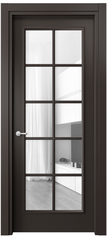 Дверь межкомнатная Paris 8102 Матовый антрацит Прозрачное стекло Гладкий наличник МАН Цена 384380 ₸ Наличники уже входят в базовый комплект. Фабрика дверей Волховец 8 (800) 551 43 19 Межкомнатная дверь Paris 8102 Матовый антрацит Прозрачное стекло Цена 384380 ₸| Volhovec