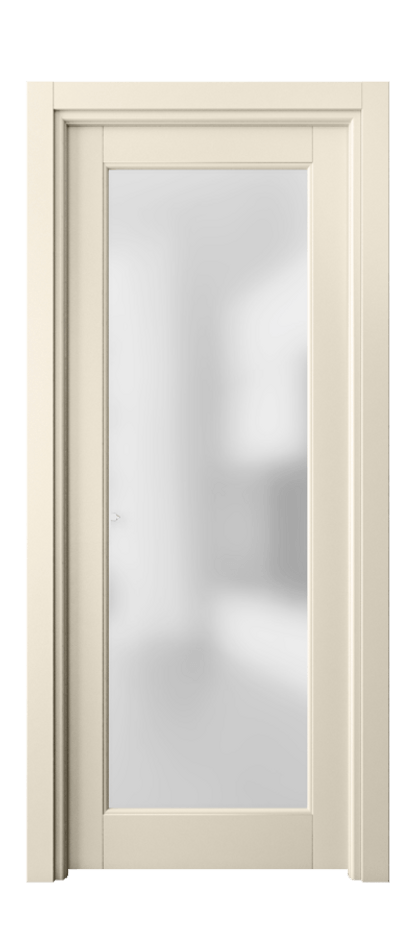 Межкомнатная дверь Toscana Elegante 6300 Бук марципановый Сатинированное стекло. Цена 389990 ₸ | Volhovec