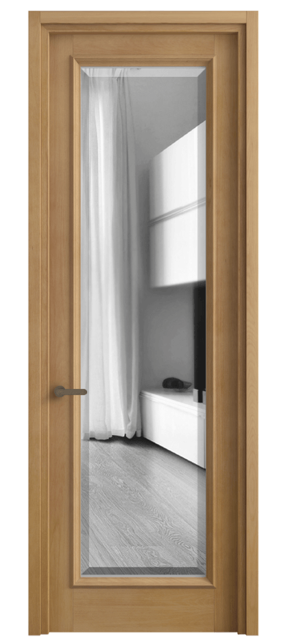 Дверь межкомнатная Charm 6702 Бук натуральный матовый Двустороннее зеркало с фацетом, триплекс Узкий классический наличник БНМ Цена 743200 ₸ Наличники уже входят в базовый комплект. Фабрика дверей Волховец 8 (800) 551 43 19 Межкомнатная дверь Charm 6702 Бук натуральный матовый Двустороннее зеркало с фацетом, триплекс Цена 743200 ₸ | Volhovec