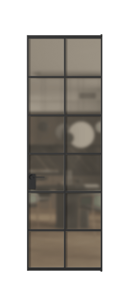 Алюминиевая дверь АЛПЛ040.05 Алюминий Черный Сатинированное бронзовое стекло, триплекс. Без короба чер Цена 777070 Стоимость комплекта двери включает:
1. Полотно (600/650/700/750/800/850/900/950*2000-2400 мм).
2. Короб
3. Комплект фурнитуры (2 торцевые петли и магнитный замок с ответной планкой). Фабрика дверей Волховец 8 (800) 551 43 19 Алюминиевая дверь АЛПЛ040.05 Алюминий Черный Сатинированное бронзовое стекло, триплекс Цена 777070 | Volhovec