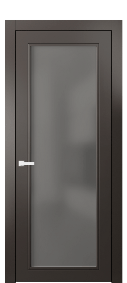 Дверь межкомнатная Neo Classic 8000 Матовый антрацит Сатинированное серое стекло, триплекс Гладкий компланарный наличник МАН Цена 372900 ₸ Наличники уже входят в базовый комплект. Фабрика дверей Волховец 8 (800) 551 43 19 Межкомнатная дверь Neo Classic 8000 Матовый антрацит Сатинированное серое стекло, триплекс Цена 372900 ₸ | Volhovec