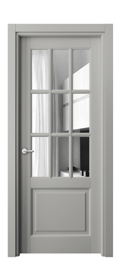 Дверь межкомнатная Тоскана Грильято 6312 Матовый нейтральный серый Двустороннее зеркало, триплекс Гладкий наличник МНСР Цена 868636 ₸ Наличники уже входят в базовый комплект. Фабрика дверей Волховец 8 (800) 551 43 19 Межкомнатная дверь Тоскана Грильято 6312 Матовый нейтральный серый Двустороннее зеркало, триплекс Цена 868636 ₸ | Volhovec