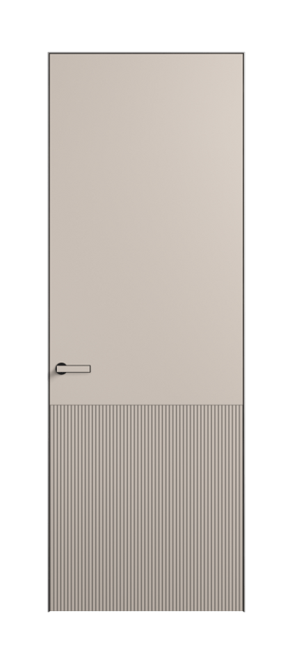 Дверь межкомнатная Velvet 8204 Матовый светло-бежевый. Скрытый короб Черный Цена 374600 . Фабрика дверей Волховец 8 (800) 551 43 19 Межкомнатная дверь Velvet 8204 Матовый светло-бежевый. Цена 374600 | Volhovec