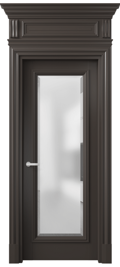 Дверь межкомнатная Antique 7300 Бук антрацит Сатинированное стекло с фацетом КЭП + Объёмный фриз + Карниз БАН Цена 1027160 ₸ Наличники уже входят в базовый комплект. Фабрика дверей Волховец 8 (800) 551 43 19 Межкомнатная дверь Antique 7300 Бук антрацит Сатинированное стекло с фацетом Цена 1027160 ₸ | Volhovec