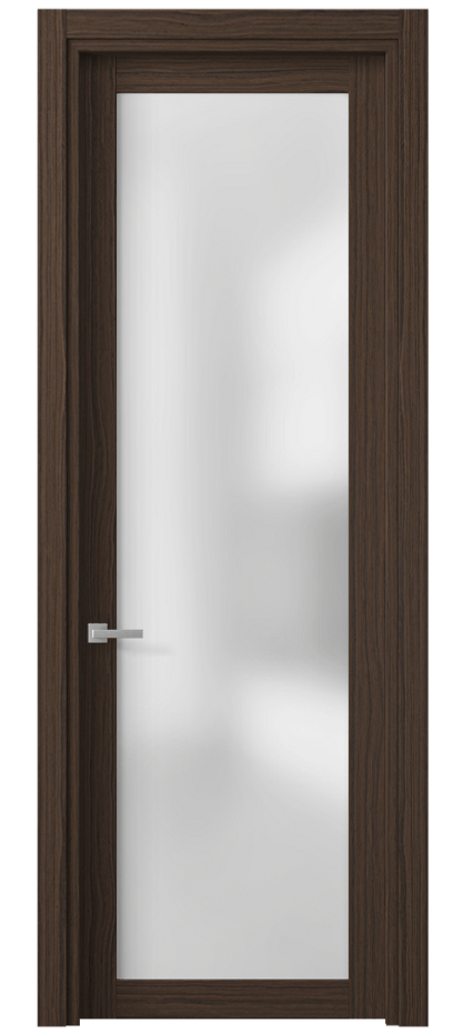 Межкомнатная дверь Планум 2102 Экзотик трюфельный матовый Сатинированное стекло Цена 488368 ₸ | Volhovec