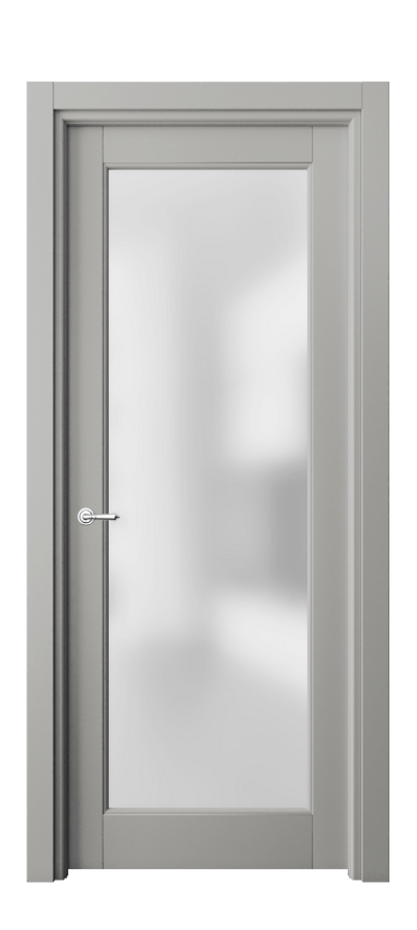 Межкомнатная дверь Toscana Litera 6300 Бук нейтральный серый Сатинированное стекло Цена 590300 ₸ | Volhovec