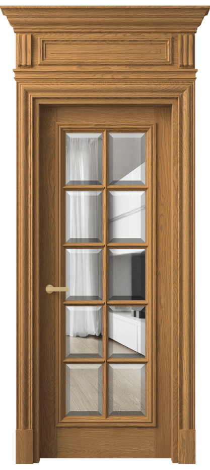 Дверь межкомнатная Antique 7310 Дуб солнечный матовый Прозрачное стекло с фацетом КЭП + Объёмный фриз + Карниз ДСЛ.М Цена 1844230 ₸ Наличники уже входят в базовый комплект. Фабрика дверей Волховец 8 (800) 551 43 19 Межкомнатная дверь Antique 7310 Дуб солнечный матовый Прозрачное стекло с фацетом Цена 1844230 ₸ | Volhovec