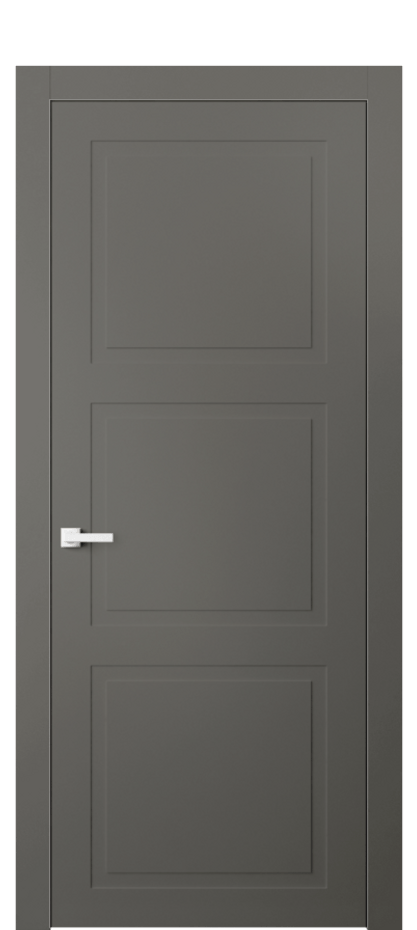 Дверь межкомнатная Neo Classic 8003 Матовый классический серый Гладкий компланарный наличник МКЛС Цена 318980 ₸ Наличники уже входят в базовый комплект. Фабрика дверей Волховец 8 (800) 551 43 19 Межкомнатная дверь Neo Classic 8003 Матовый классический серый Цена 318980 ₸ | Volhovec