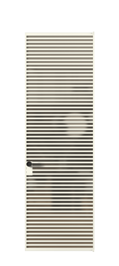 Алюминиевая дверь АЛПЛ040.07 Алюминий жемчужный Сатинированное бронзовое стекло, триплекс Цена 1392514  | Volhovec