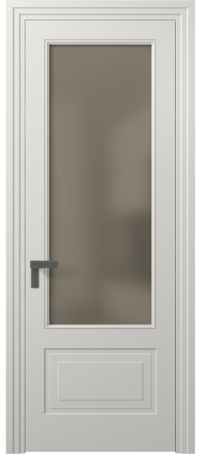 Межкомнатная дверь Rocca 8342 Матовый серый Сатинированное бронзовое стекло, триплекс Цена 413831 ₸ | Volhovec