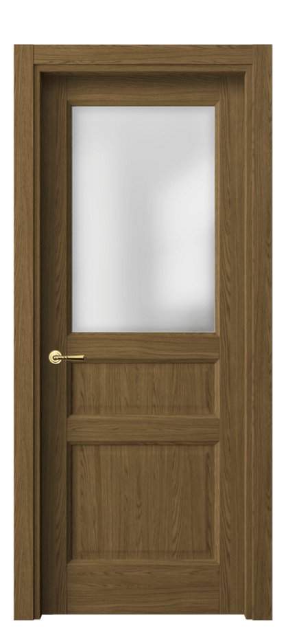 Межкомнатная дверь Галант 1432 Торфяной дуб Сатинированное стекло Цена 229627 ₸ | Volhovec