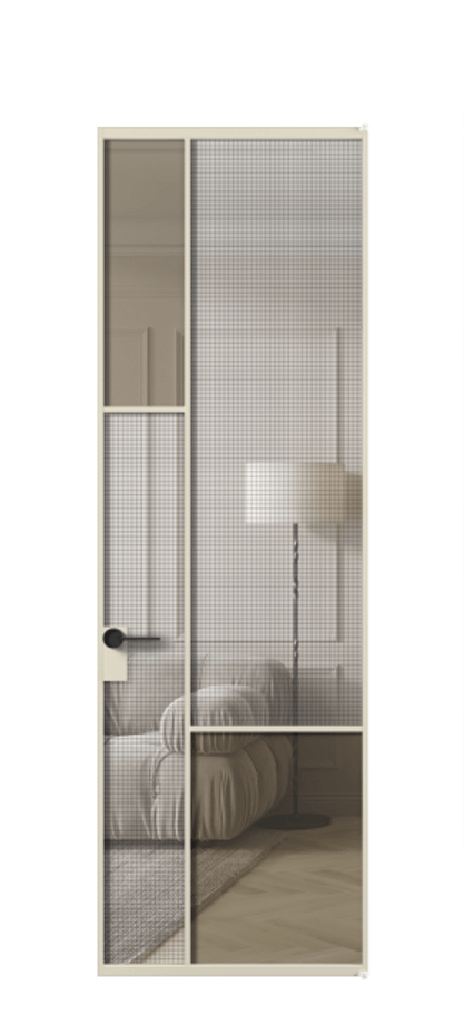Дверь межкомнатная Mosaic АЛПЛ041.13 Алюминий бежево-серый Декоративное стекло с сеткой "Mesh silver", триплекс, 6 мм + Прозрачное бронзовое стекло, триплекс Без короба АБСР Цена 1072470 Стоимость комплекта двери включает:
1. Полотно (600/650/700/750/800/850/900/950*2000-2400 мм).
2. Короб
3. Комплект фурнитуры (2 торцевые петли и магнитный замок с ответной планкой). Фабрика дверей Волховец 8 (800) 551 43 19 Межкомнатная дверь Mosaic АЛПЛ041.13 Алюминий бежево-серый Декоративное стекло с сеткой "Mesh silver", триплекс, 6 мм + Прозрачное бронзовое стекло, триплекс Цена 1072470 ₸ | Volhovec