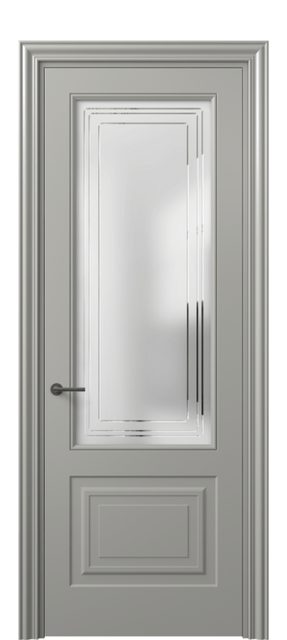 Дверь межкомнатная Mascot 8452 Матовый нейтральный серый Сатинированное стекло с гравировкой "Грани", триплекс Фигурный наличник МНСР Цена 411830 ₸ Наличники уже входят в базовый комплект. Фабрика дверей Волховец 8 (800) 551 43 19 Межкомнатная дверь Mascot 8452 Матовый нейтральный серый Сатинированное стекло с гравировкой "Грани", триплекс Цена 411830 ₸ | Volhovec