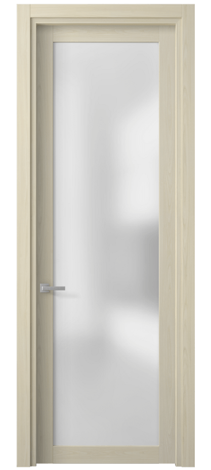 Межкомнатная дверь Planum 2102 Молочный ясень Сатинированное стекло Цена 170720 ₸ | Volhovec