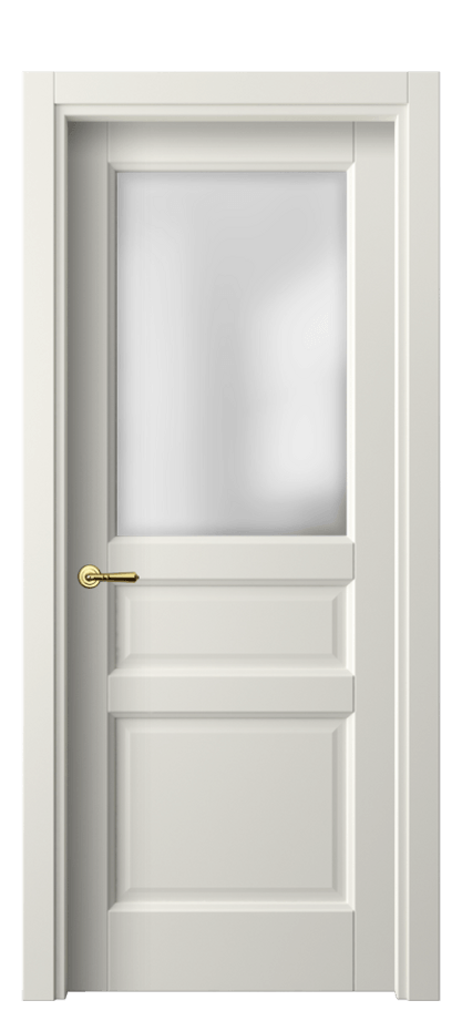 Межкомнатная дверь Галант 1432 Матовый жемчужный Сатинированное стекло Цена 327151 ₸ | Volhovec