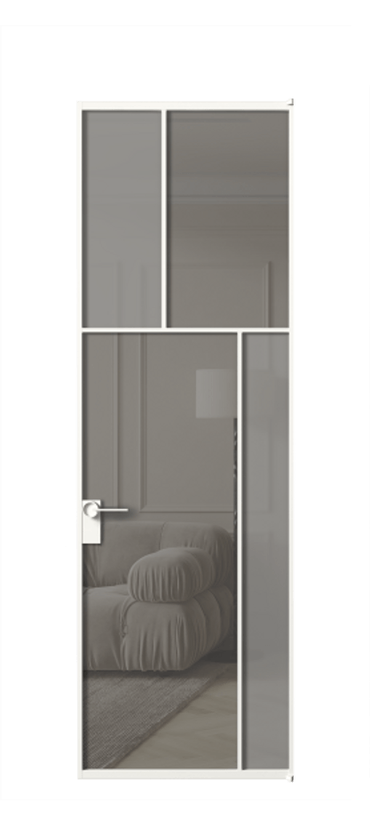 Дверь межкомнатная Mosaic АЛПЛ041.23 Алюминий Белый Сатинированное серое стекло, триплекс, 6 мм + Прозрачное серое стекло, триплекс Без короба бел Цена 998840 Стоимость комплекта двери включает:
1. Полотно (600/650/700/750/800/850/900/950*2000-2400 мм).
2. Короб
3. Комплект фурнитуры (2 торцевые петли и магнитный замок с ответной планкой). Фабрика дверей Волховец 8 (800) 551 43 19 Межкомнатная дверь Mosaic АЛПЛ041.23 Алюминий Белый Сатинированное серое стекло, триплекс, 6 мм + Прозрачное серое стекло, триплекс Цена 998840 ₸ | Volhovec