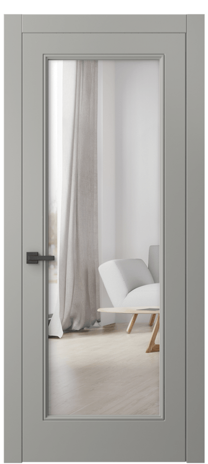 Дверь межкомнатная Linea 8300 Матовый нейтральный серый Двустороннее зеркало, триплекс Гладкий компланарный наличник МНСР* Цена 382880 ₸ Наличники уже входят в базовый комплект. Фабрика дверей Волховец 8 (800) 551 43 19 Межкомнатная дверь Linea 8300 Матовый нейтральный серый Двустороннее зеркало, триплекс Цена 382880 ₸ | Volhovec