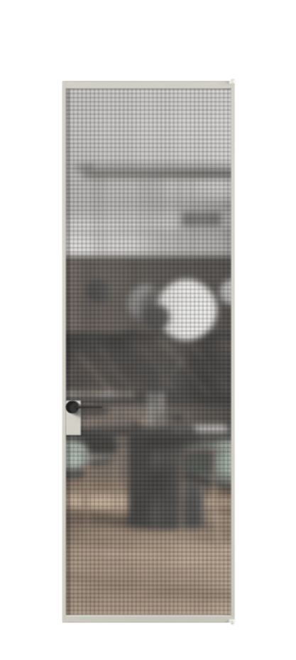 Алюминиевая дверь АЛПЛ040.01 Алюминий тёплый серый Декоративное стекло с сеткой "Mesh silver", триплекс. Без короба АТСР Цена 783560 Стоимость комплекта двери включает:
1. Полотно (600/650/700/750/800/850/900/950*2000-2400 мм).
2. Короб
3. Комплект фурнитуры (2 торцевые петли и магнитный замок с ответной планкой). Фабрика дверей Волховец 8 (800) 551 43 19 Алюминиевая дверь АЛПЛ040.01 Алюминий тёплый серый Декоративное стекло с сеткой "Mesh silver", триплекс Цена 783560 | Volhovec