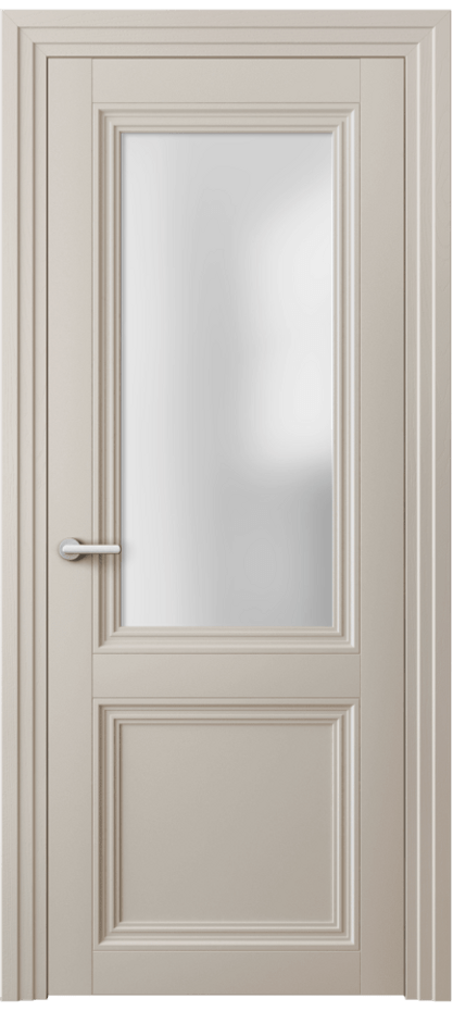Дверь межкомнатная Centro 2524 Матовый светло-бежевый Сатинированное стекло Каскадный наличник МСБЖ Цена 372400 ₸ Наличники уже входят в базовый комплект. Фабрика дверей Волховец 8 (800) 551 43 19 Межкомнатная дверь Centro 2524 Матовый светло-бежевый Сатинированное стекло Цена 372400 ₸ | Volhovec