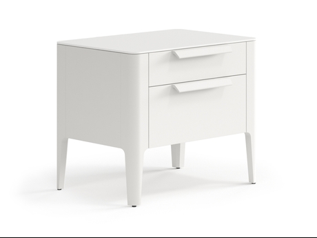 Мебель Тумба прикроватная Piega 2 ящика. Цвет Матовый тёплый серый. Материал Гладкая эмаль. Коллекция Тумба прикроватная Piega 2 ящика. Фото. Мебель Тумба прикроватная Piega 2 ящика. Цвет Матовый тёплый серый. Материал Гладкая эмаль. Коллекция Тумба прикроватная Piega 2 ящика. Картинка.