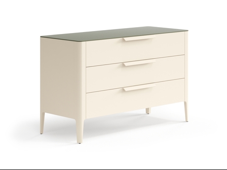 Мебель Комод Piega 3 ящика. Цвет Матовый светло-бежевый. Материал Гладкая эмаль. Коллекция Комод Piega 3 ящика. Фото. Мебель Комод Piega 3 ящика. Цвет Матовый светло-бежевый. Материал Гладкая эмаль. Коллекция Комод Piega 3 ящика. Картинка.