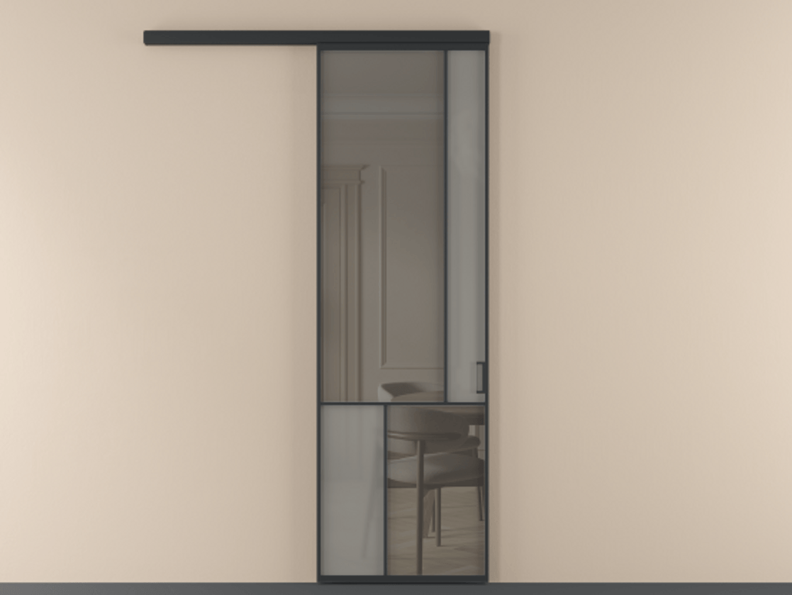 Перегородка Mosaic вдоль стены 1 створка АЛПР 041.21 Алюминий Черный Сатинированное серое стекло, триплекс, 6 мм + Прозрачное серое стекло, триплекс. Скрытый короб ЧЕР Цена 819870 ₸ . Фабрика дверей Волховец 8 (800) 551 43 19 Перегородка Mosaic вдоль стены 1 створка АЛПР 041.21 Алюминий Черный Сатинированное серое стекло, триплекс, 6 мм + Прозрачное серое стекло, триплекс Цена 819870 ₸ | Volhovec