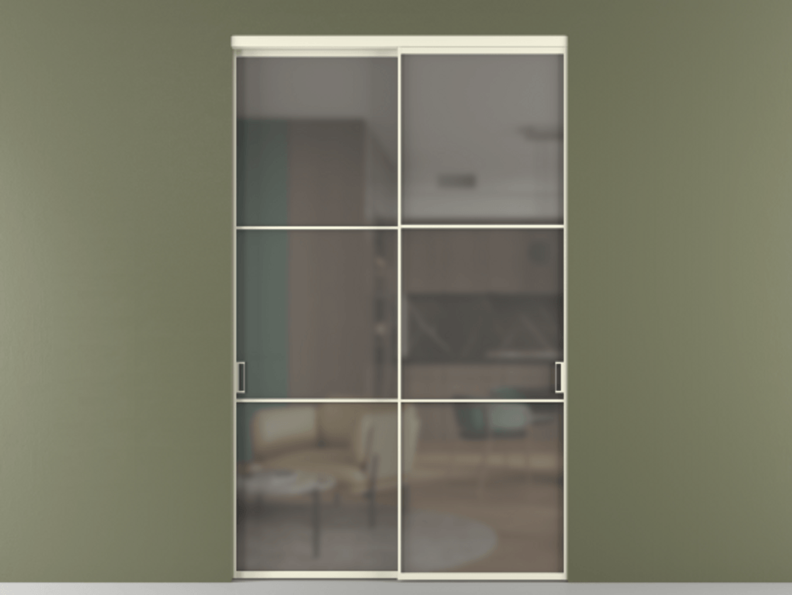 Перегородка Формато внутри проёма 2 створки АЛПР 040.03 Алюминий молочно-белый Сатинированное серое стекло, триплекс. Цена 3211110 ₸ 1. Полотно 2 шт. (800/2100 мм)
2. Комплект установки раздвижной системы
3. Базовый комплект фурнитуры
4.Ручка Рондо. Фабрика дверей Волховец 8 (800) 551 43 19 Перегородка Формато внутри проёма 2 створки АЛПР 040.03 Алюминий молочно-белый Сатинированное серое стекло, триплекс Цена 3211110 ₸ | Volhovec