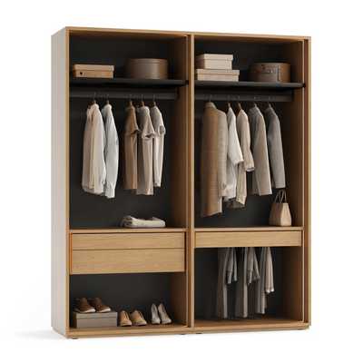 Мебель Гардеробные Module. Цвет Дуб Каселла коричневый. Материал ЛДСП древесный. Коллекция Идея 1. Фото. Мебель Гардеробные Module. Цвет Дуб Каселла коричневый. Материал ЛДСП древесный. Коллекция Идея 1. Картинка.