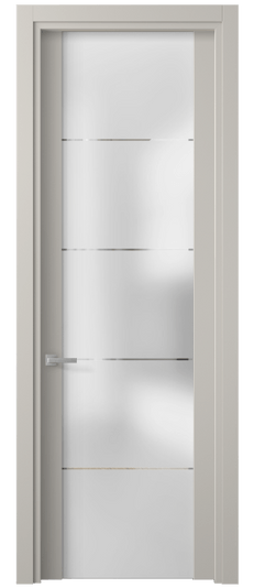 Дверь межкомнатная 4114 МОС ГРА. Цвет Матовый облачно-серый. Материал Гладкая эмаль. Коллекция Planum. Картинка.