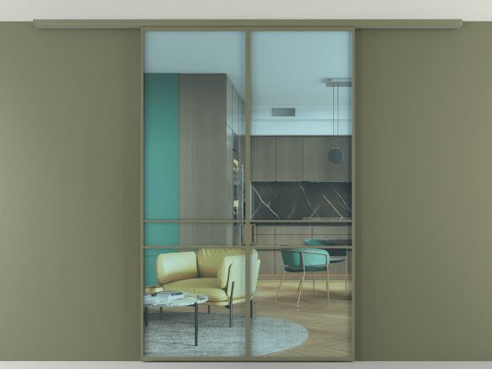 Алюминевая перегородка АЛПР 040.02_АОТ_ПРОЗ ГОЛ_new. Цвет Алюминий оливковый тёмный. Материал Алюминий в эмали. Коллекция Перегородка Формато вдоль стены на потолок 2 створки. Фото. Алюминевая перегородка АЛПР 040.02_АОТ_ПРОЗ ГОЛ_new. Цвет Алюминий оливковый тёмный. Материал Алюминий в эмали. Коллекция Перегородка Формато вдоль стены на потолок 2 створки. Картинка.