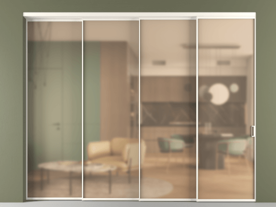 Алюминевая перегородка vn4_01_ Алюминий пудровый белый Сатинированное оранжевое стекло, триплекс, 6мм. Цвет Алюминий пудровый белый. Материал Алюминий в эмали. Коллекция Перегородка Формато внутри проёма 4 створки с синхронным механизмом. Фото. Алюминевая перегородка vn4_01_ Алюминий пудровый белый Сатинированное оранжевое стекло, триплекс, 6мм. Цвет Алюминий пудровый белый. Материал Алюминий в эмали. Коллекция Перегородка Формато внутри проёма 4 створки с синхронным механизмом. Картинка.