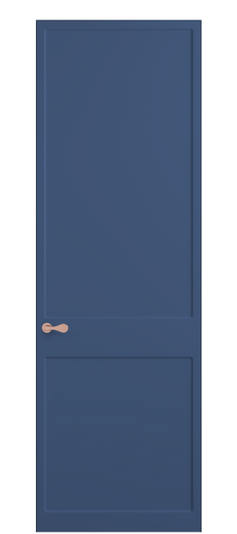 Дверь межкомнатная 7521 Отдалённо-синий RAL 5023. Цвет RAL Отдалённо-синий RAL 5023. Материал Гладкая эмаль. Коллекция Softform. Картинка.