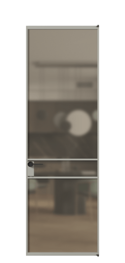 Межкомнатная дверь АЛПЛ040.02 Бронза сатин триплекс АНСР. Цвет Алюминий нейтральный серый. Материал Алюминий в эмали. Коллекция Формато. Фото. Дверь межкомнатная АЛПЛ040.02 Бронза сатин триплекс АНСР. Цвет Алюминий нейтральный серый. Материал Алюминий в эмали. Коллекция Формато. Картинка.
