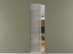 Алюминевая перегородка АЛПР 040.07 БЕЛ Серый сатин триплекс. Цвет Алюминий Белый. Материал Алюминий. Коллекция Перегородка Formato скрытый пенал 1 створка. Фото. Алюминевая перегородка АЛПР 040.07 БЕЛ Серый сатин триплекс. Цвет Алюминий Белый. Материал Алюминий. Коллекция Перегородка Formato скрытый пенал 1 створка. Картинка.