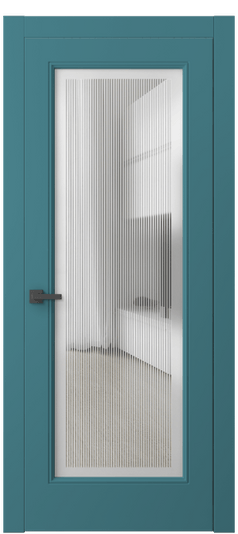 Дверь межкомнатная 8300-linea NCS S 3030-B10G. Цвет NCS NCS S 3030-B10G. Материал Гладкая эмаль. Коллекция Linea. Картинка.