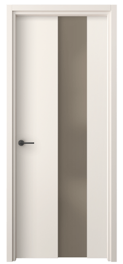Дверь межкомнатная 4226 ПЭКБ БР САТ. Цвет ПЭТ кремово-белый. Материал ПЭТ. Коллекция Freedom. Картинка.
