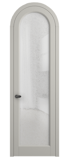 Дверь межкомнатная 6814 МТСР LED. Цвет Матовый тёплый серый. Материал Гладкая эмаль. Коллекция Palazzo. Картинка.