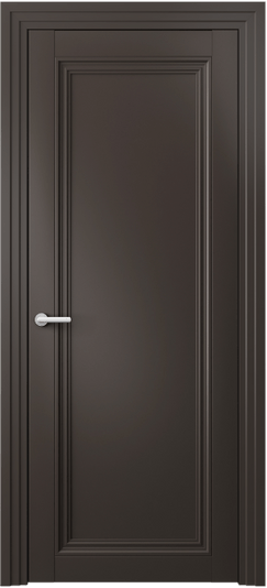 Дверь межкомнатная 2501 МАН. Цвет Матовый антрацит. Материал Гладкая эмаль. Коллекция Центро. Картинка.