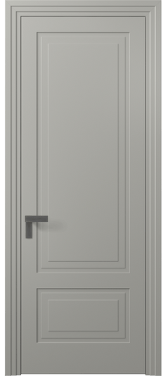 Дверь межкомнатная АКП 8341 МНСР Матовый нейтральный серый. Цвет Матовый нейтральный серый. Материал Гладкая эмаль. Коллекция Rocca. Картинка.