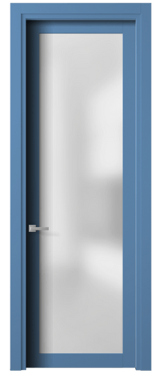 Дверь межкомнатная 2102 - planum NCS S 2040-R80B. Цвет NCS NCS S 2040-R80B. Материал Гладкая эмаль. Коллекция Planum. Картинка.