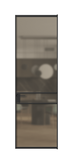 Межкомнатная дверь АЛПЛ040.02 Бронза сатин триплекс ЧЕР. Цвет Алюминий Черный. Материал Алюминий. Коллекция Formato. Фото. Дверь межкомнатная АЛПЛ040.02 Бронза сатин триплекс ЧЕР. Цвет Алюминий Черный. Материал Алюминий. Коллекция Formato. Картинка.