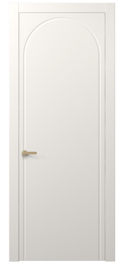 Дверь межкомнатная АКП 8647 МПБЛ. Цвет Матовый пудровый белый. Материал Гладкая эмаль. Коллекция Alba. Картинка.