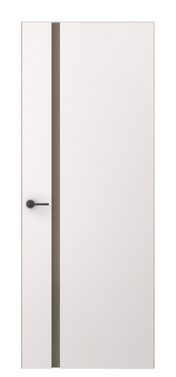 Дверь межкомнатная 4222 ПЭКС БР САТ. Цвет ПЭТ кремово-серый. Материал ПЭТ. Коллекция Freedom. Картинка.